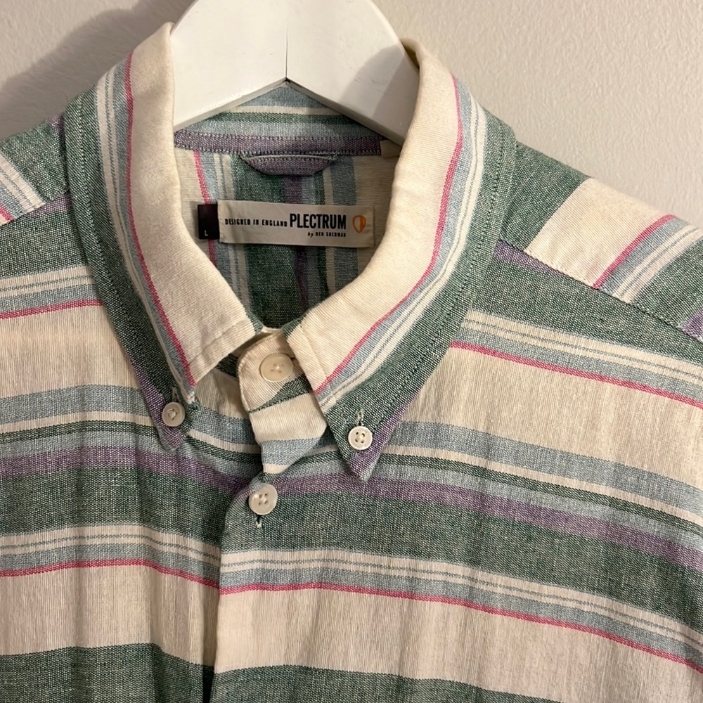 Ben Sherman Plectrum short sleeve button down shirt Medium